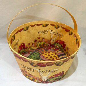 BOB'S BOXES Basket 8.5" Featuring Artwork by Dan DiPaolo Easter with Eggbert